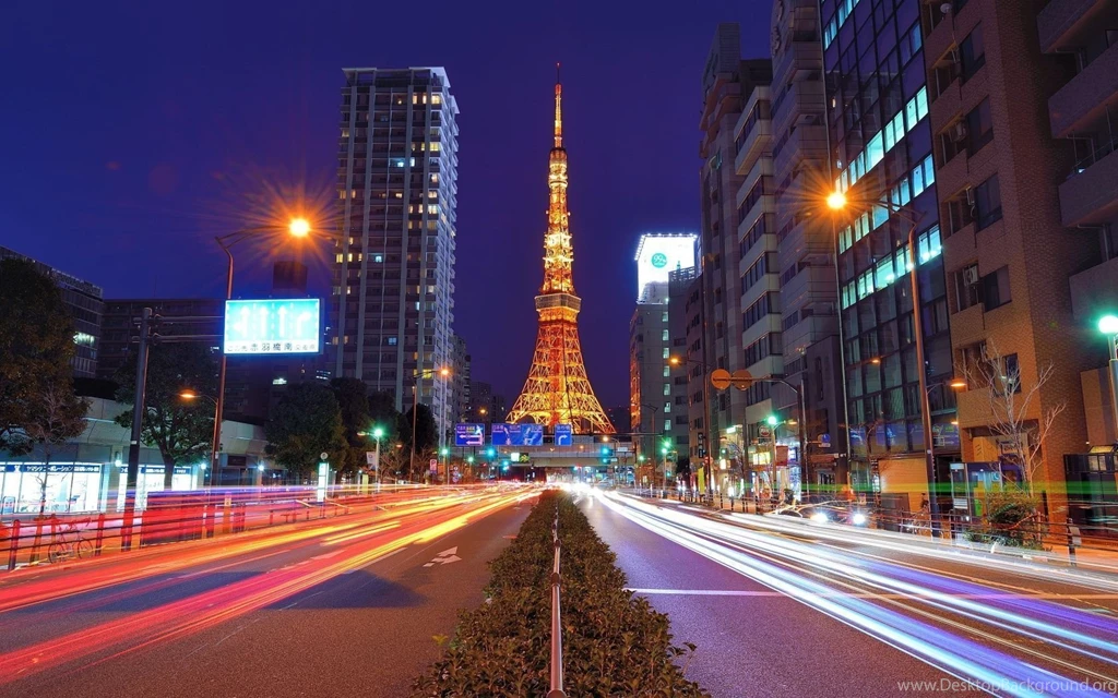 1680x1050 Tokyo Tower Night Wallpapers
