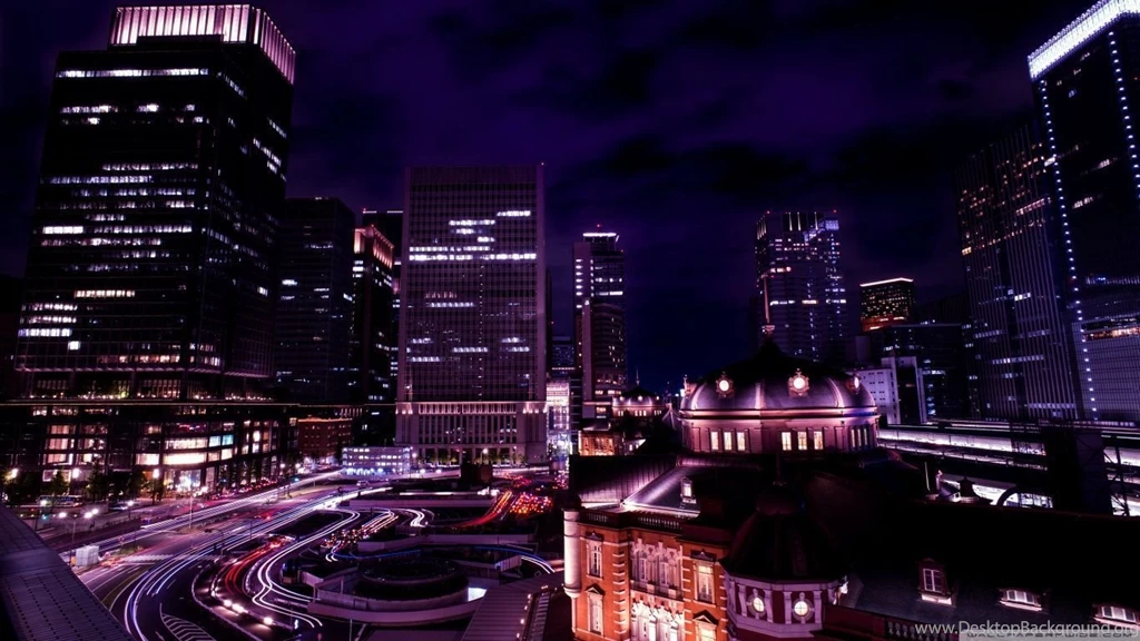 Tokyo Night View, Japan HD Desktop Wallpapers : Widescreen : High ...