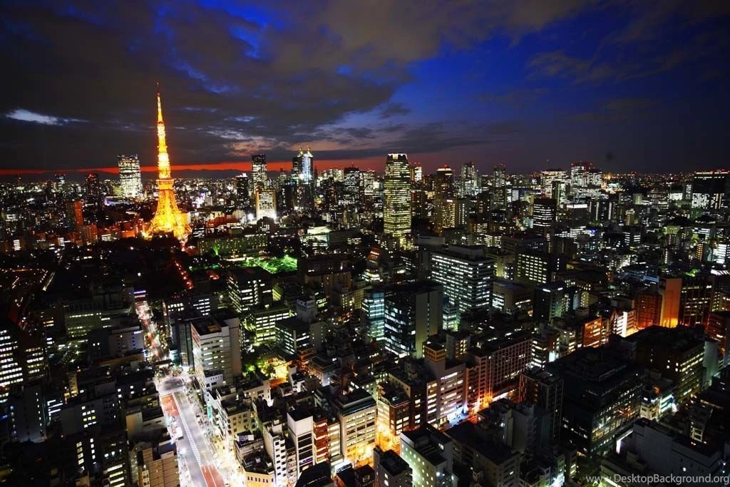 Yun Free Desktop Wallpapers : No. 14196 Tokyo Night View [Japan ...