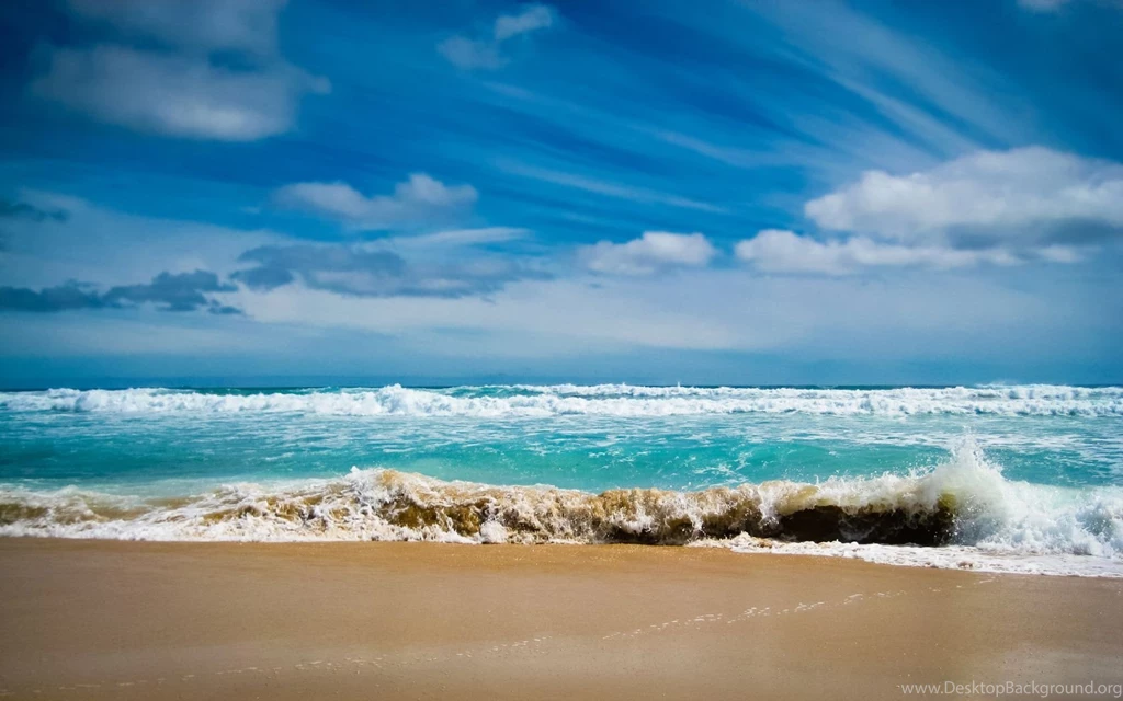 Beach waves wallpaper desktop beach waves desktop wallpaper 1680x1050.jpg