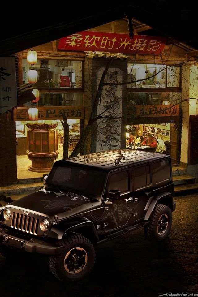 640x960 2012 Jeep Wrangler Dragon Design Concept Iphone 4 Wallpapers