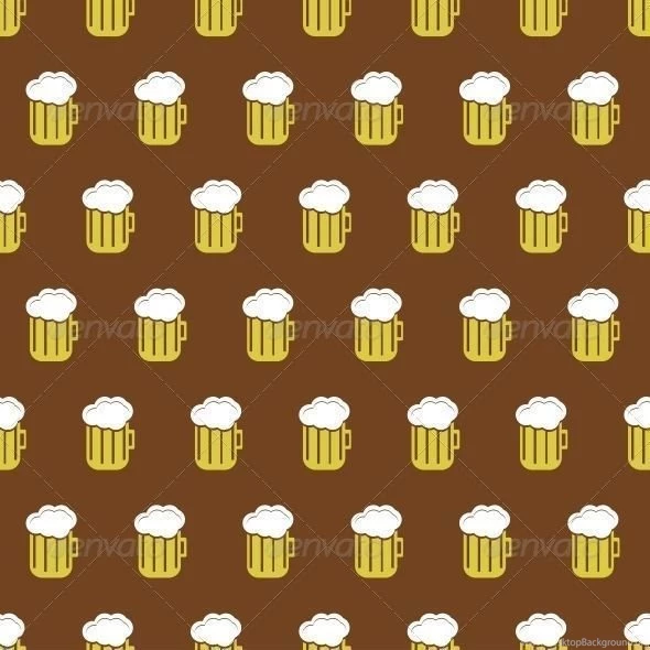Vector Seamless Beer Backgrounds