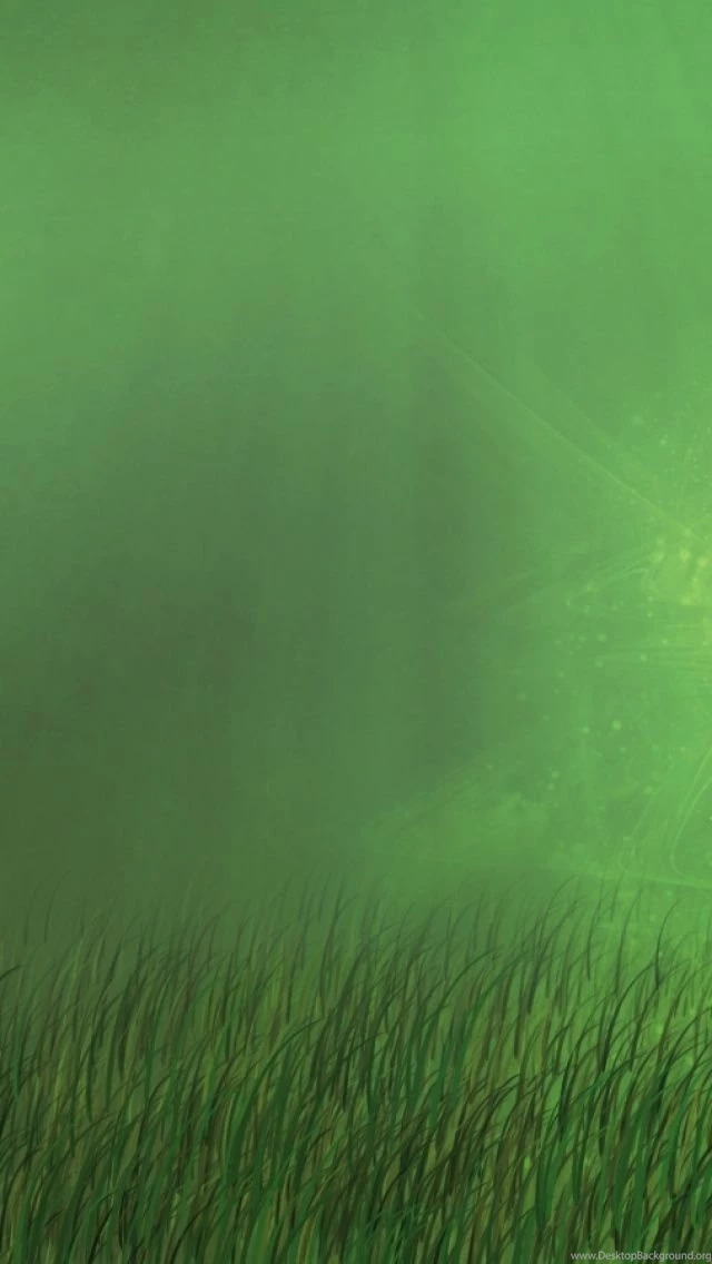 Green Anime Girl iPhone 5 Wallpapers