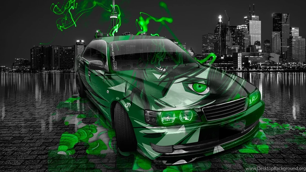 Toyota Chaser JZX100 JDM Anime Aerography City Car 2014 « El Tony