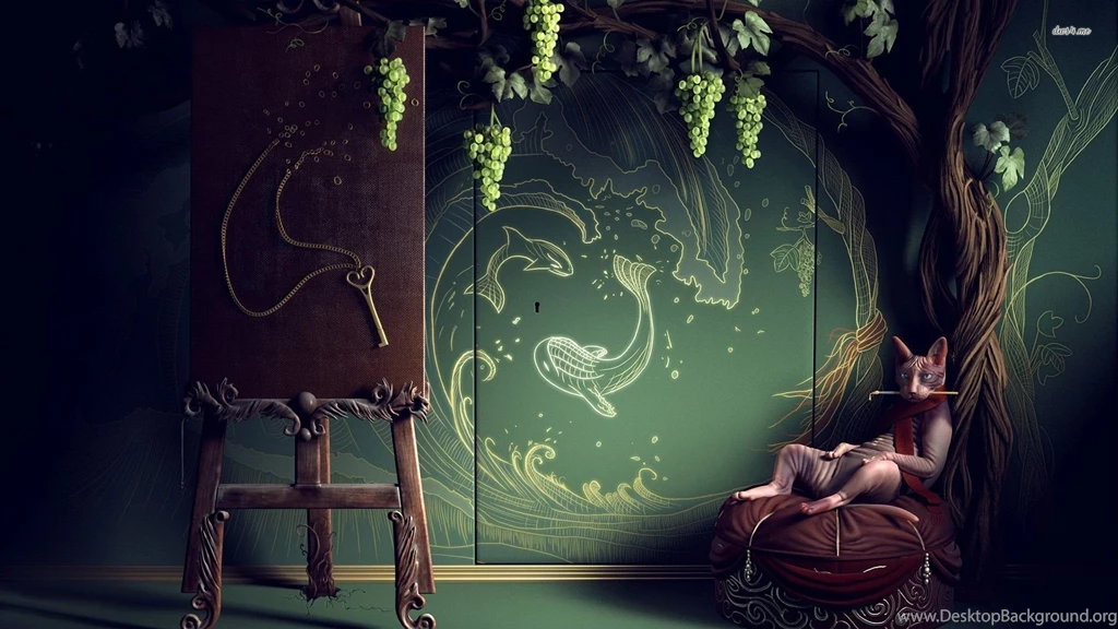 16996 painter cat 1920x1080 digital art wallpaper.jpg