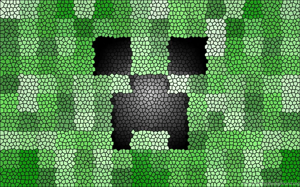 Minecraft Green Creeper Wide Wallpapers Game De