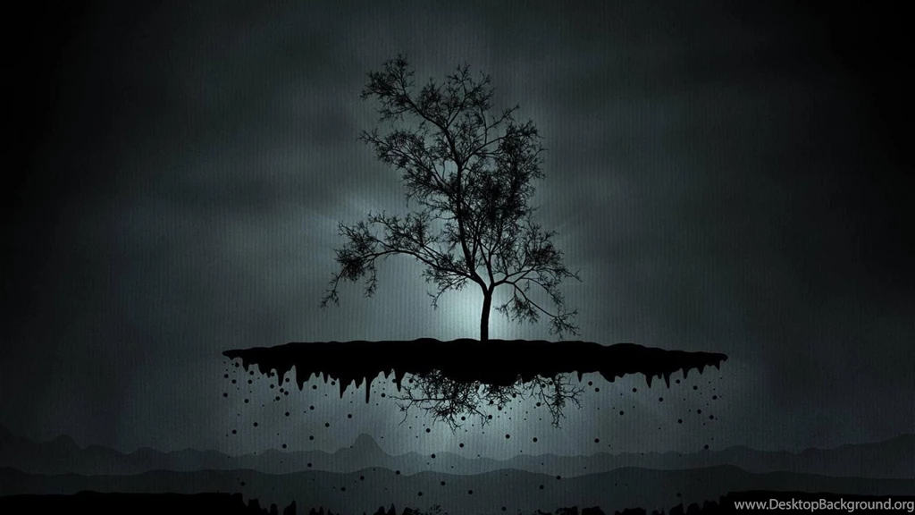 1 Miscellaneous Digital Art Dark Fog Levitating Tree Wallpapers ...