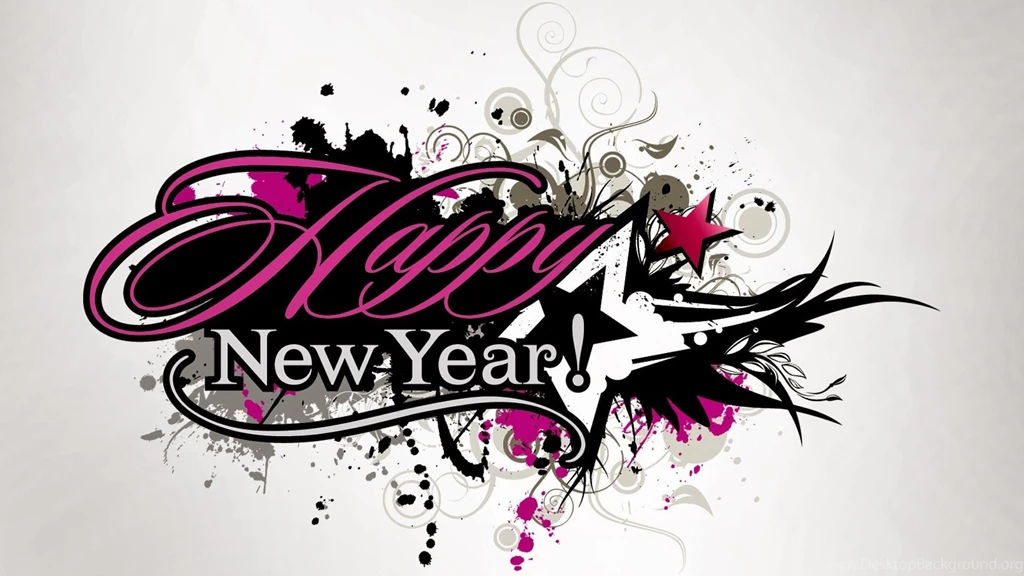 Stylish New Year 2014 Wallpapers