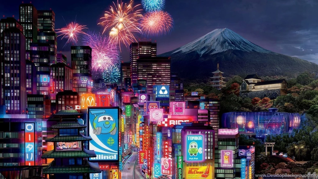 Cars 2 Tokyo City Wallpapers