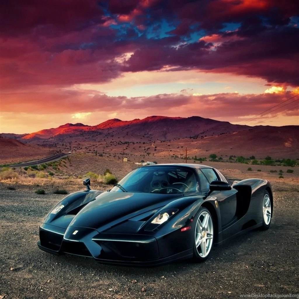 Super Sports Car Ferrari Enzo iPad Air Wallpapers Download