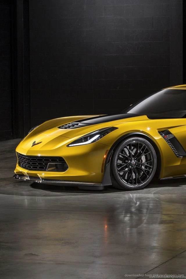 Download 2015 Chevrolet Corvette Z06 Wallpapers For iPhone 4