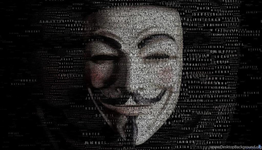Anonymous Mask Wallpapers With Guy Fawkes Mask In Close Up