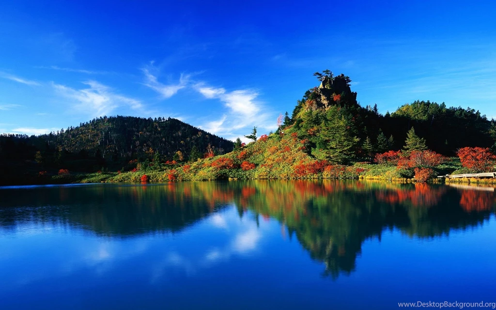 Autumn Reflection Japan Wallpapers
