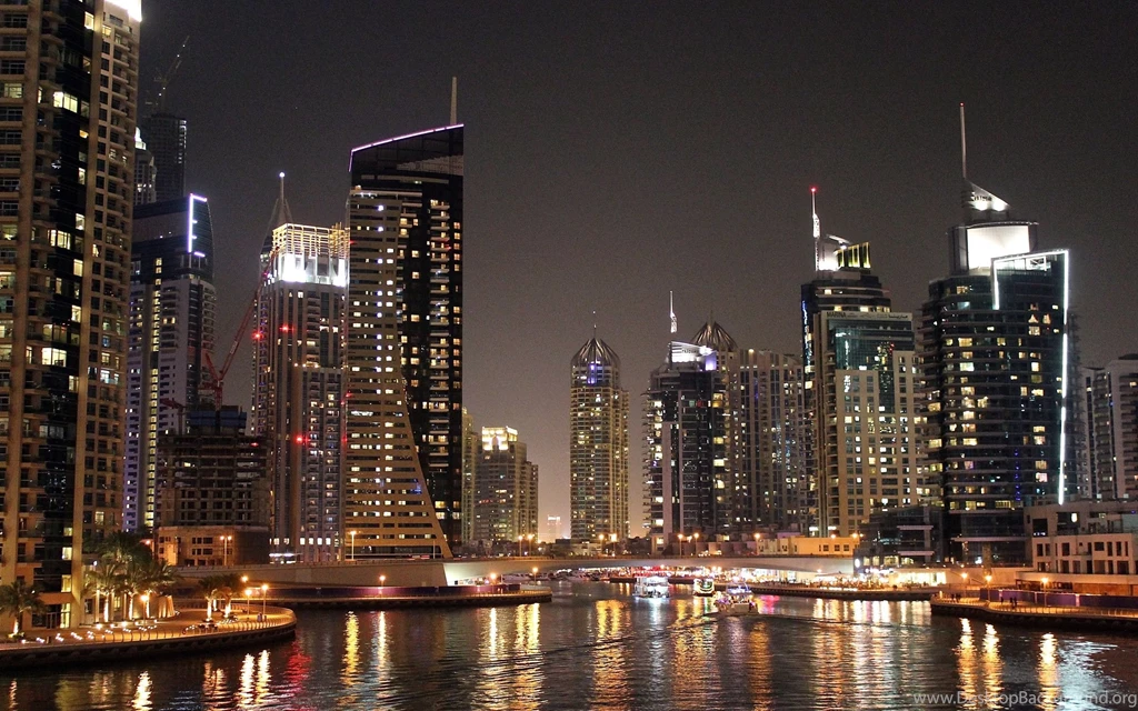 Dubai City At Night HD Wallpapers