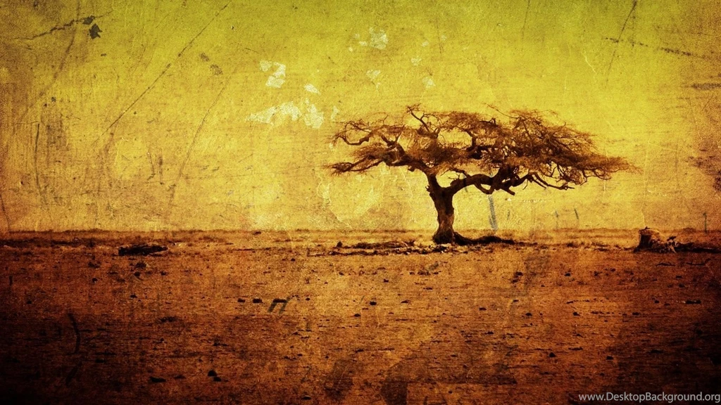 1366x768 Grunge Nature Art Wallpapers