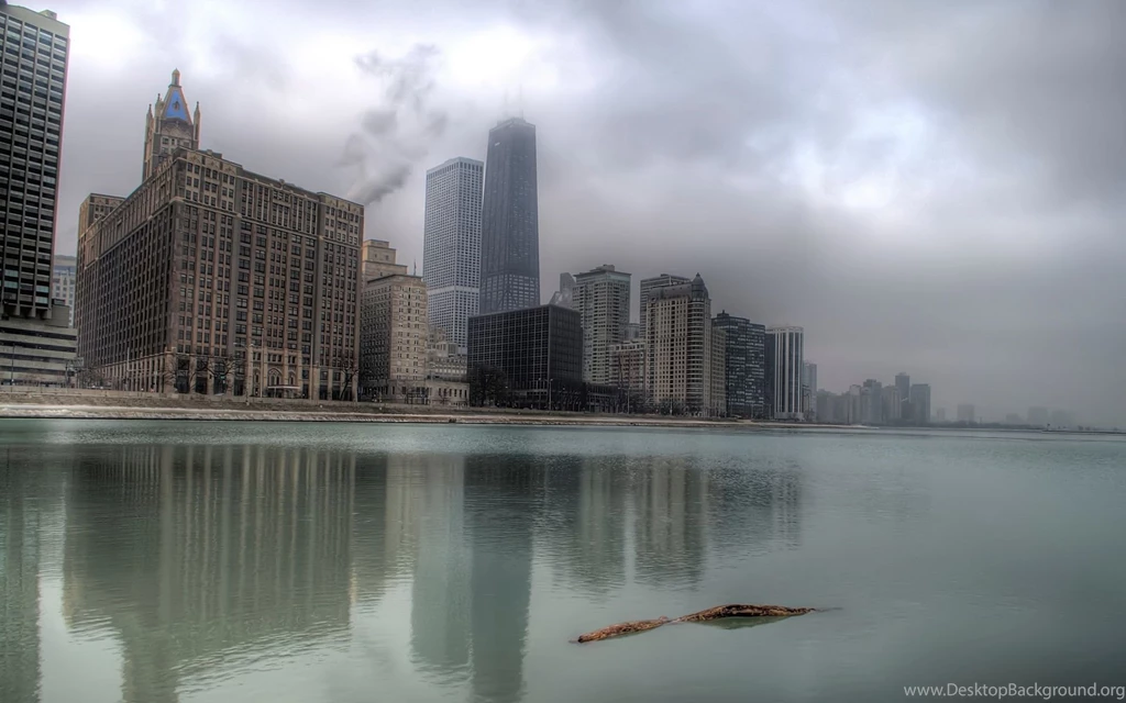 Skyscrapers: Chicago Covered By Lake Fog Skyscrapers City Man Cool ...