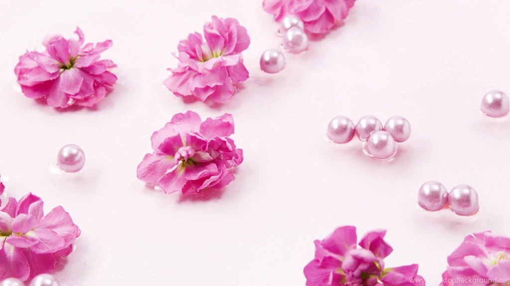 Download Wallpapers 2048x1152 Flowers, Buds, Pearls, Jewelry HD HD ...