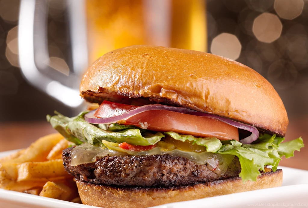 HAMBURGER Sandwich Beef Meat Lunch Dinner Wallpapers