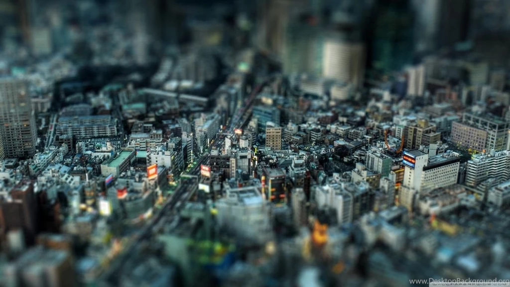 Miniature City HD Desktop Wallpapers : Mobile : Dual Monitor