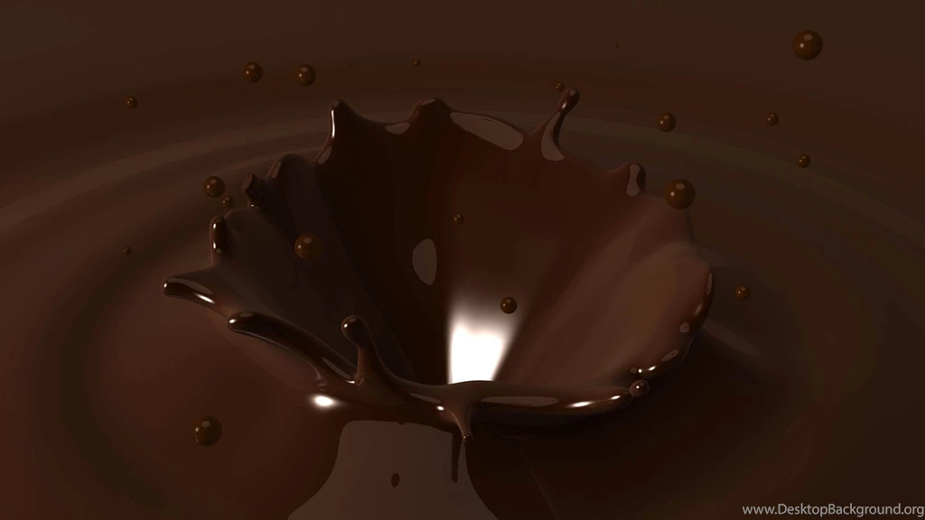 Download Wallpapers 2048x1152 Chocolate, Background, Drops, Sprays ...