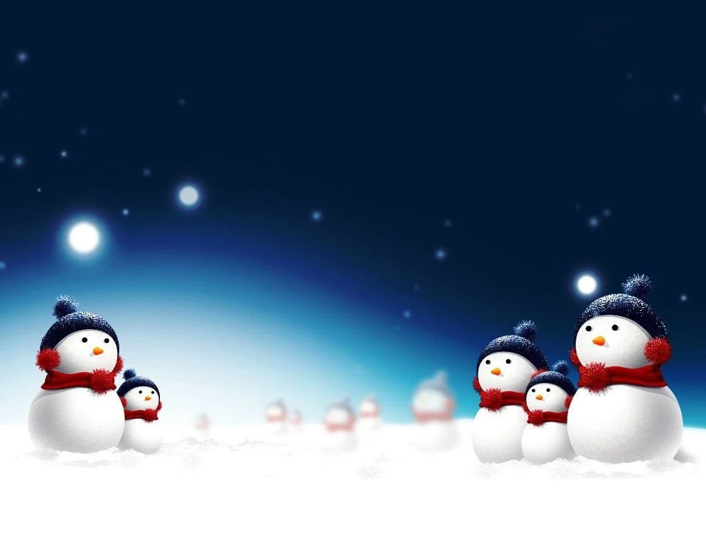 Happy Snowman Desktop Backgrounds