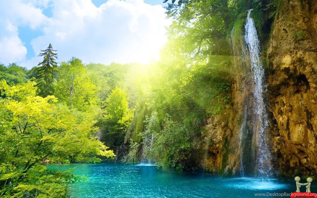 Waterfalls Desktops Laptops Computers HD Backgrounds Wallpapers ...