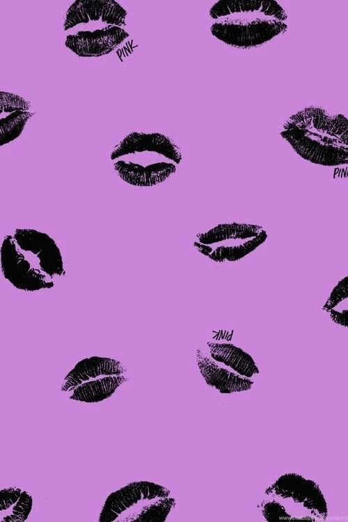 PINK Black Lips Purple Backgrounds