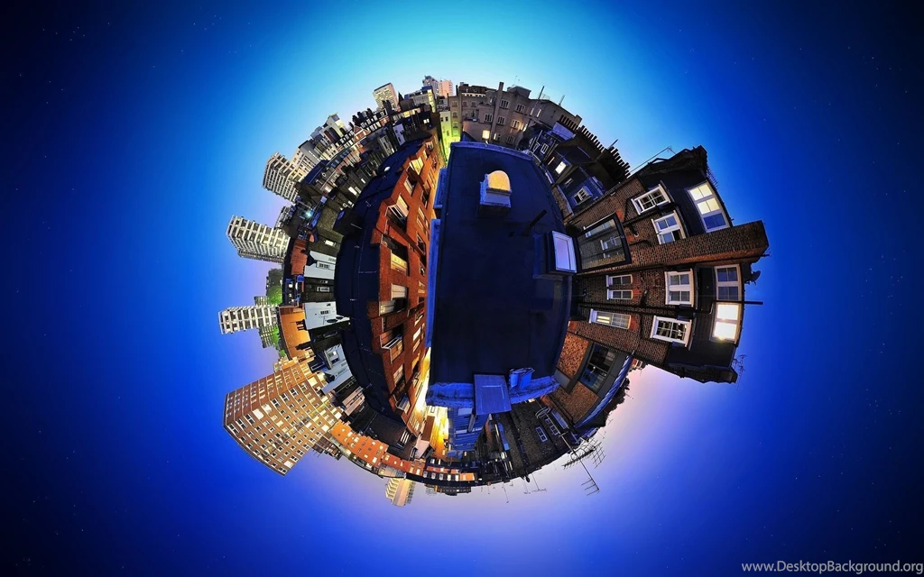 City Looks Like Round Awesome 3D Wallpapers