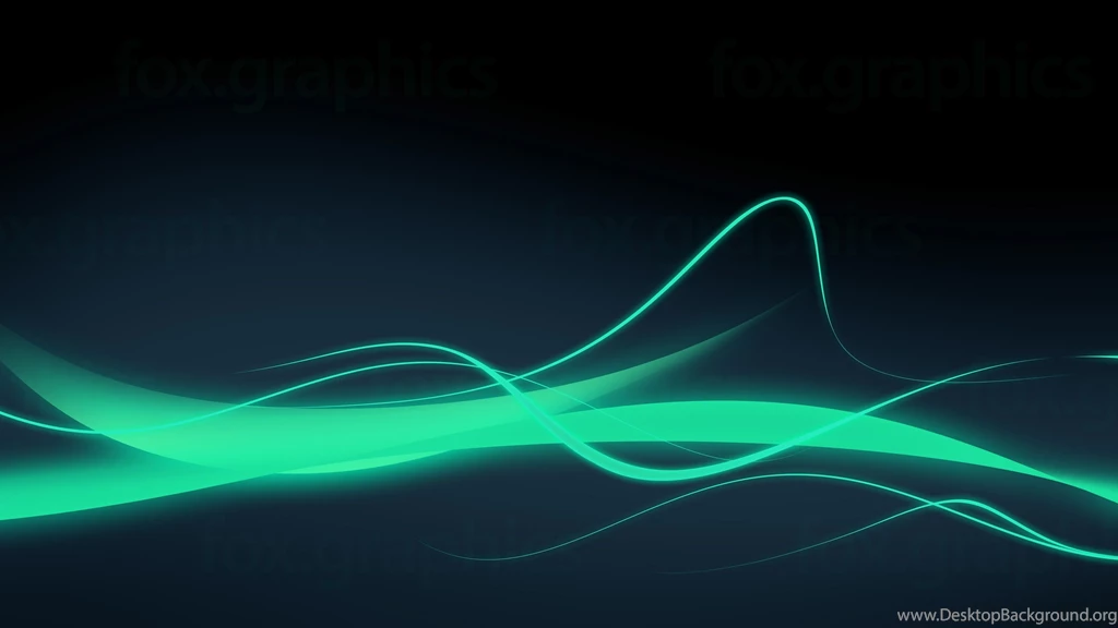 Green Neon Backgrounds Fox Graphics