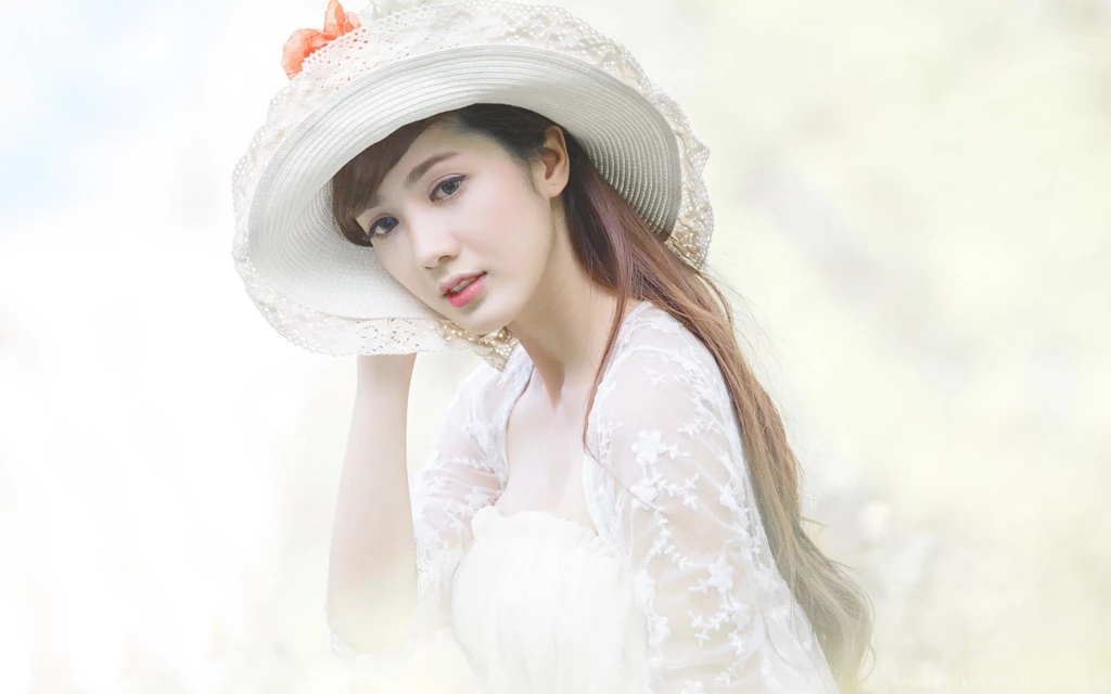 Asian Girl With A Hat Uhd Wallpapers   Ultra High Definition ...