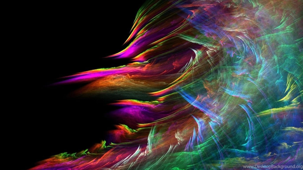Download Wallpapers 1366x768 Abstract, Blue, Smoke, Red Laptop ...