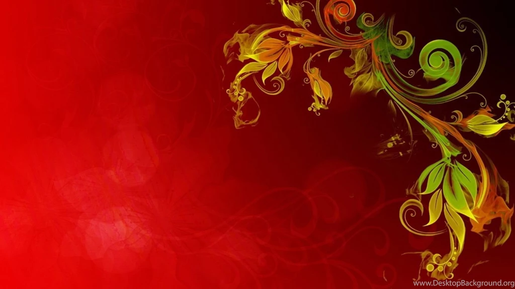 1366x768 Abstract Swirl Flowers Wallpapers