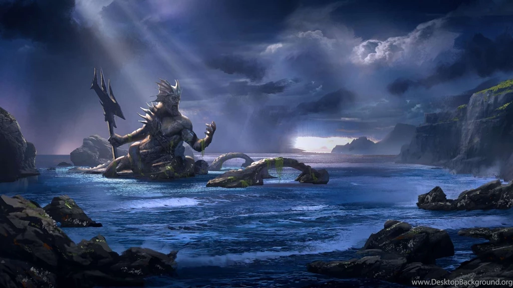 God Of War Ascension Poseidon HD Wallpapers 1080p