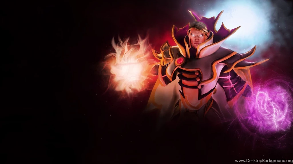 Friend Created An Invoker Wallpaper! Enjoy! : DotA2