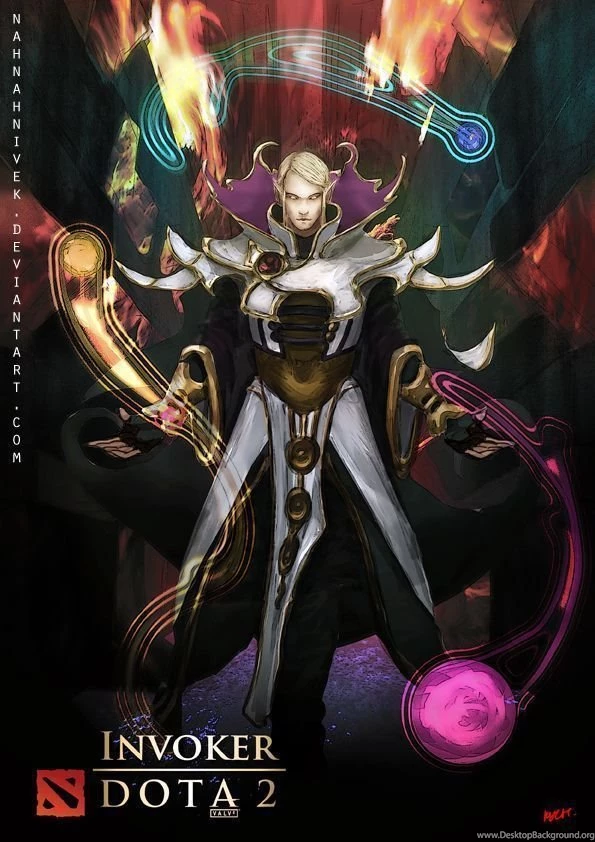 Dota 2 Invoker Portrait Images