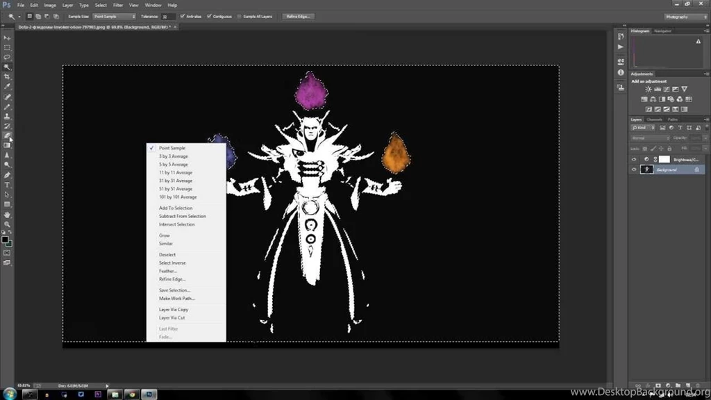 Making My Invoker Wallpapers YouTube