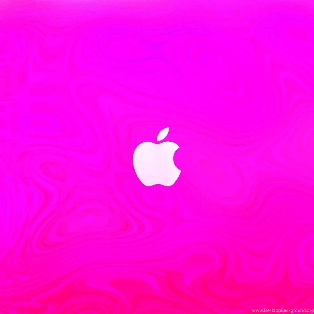 IWallpapers   Pink Apple Logo Backgrounds