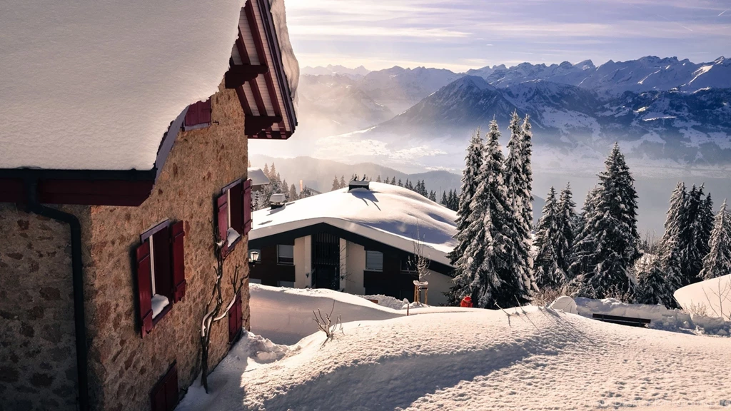 Download Wallpapers 3840x2160 Snow, Mountains, Winter, Landscape 4K ...