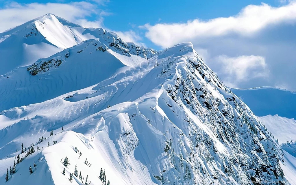 Snow Mountains Wallpaper, Size: 1920x1200