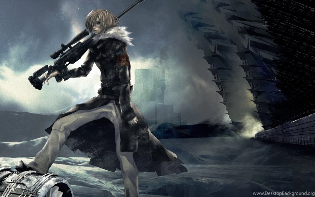 Nice Anime The Lonely Sniper Myspace Wallpapers