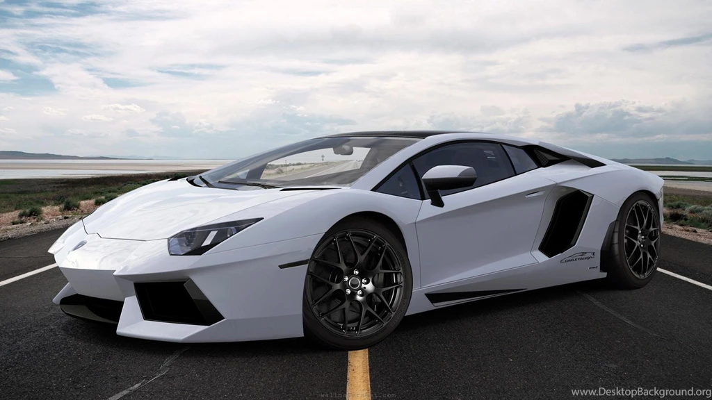 2014 Lamborghini Aventador White Background HD Wallpapers Jon Summers
