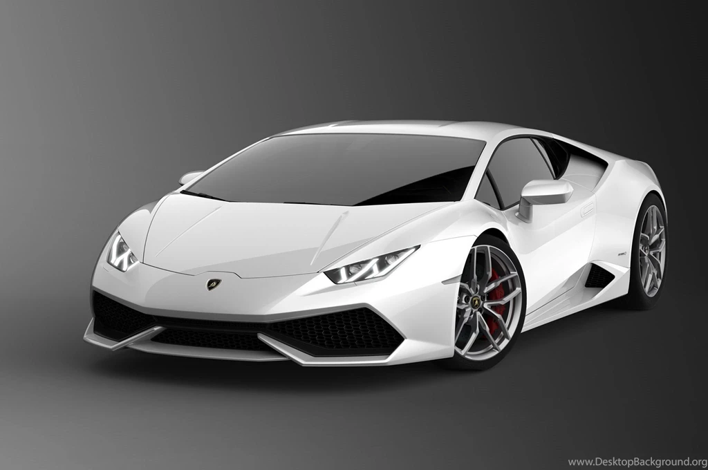 White Lamborghini