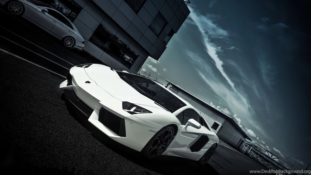 Download Wallpapers 2560x1440 Lamborghini Aventador, White, Side ...