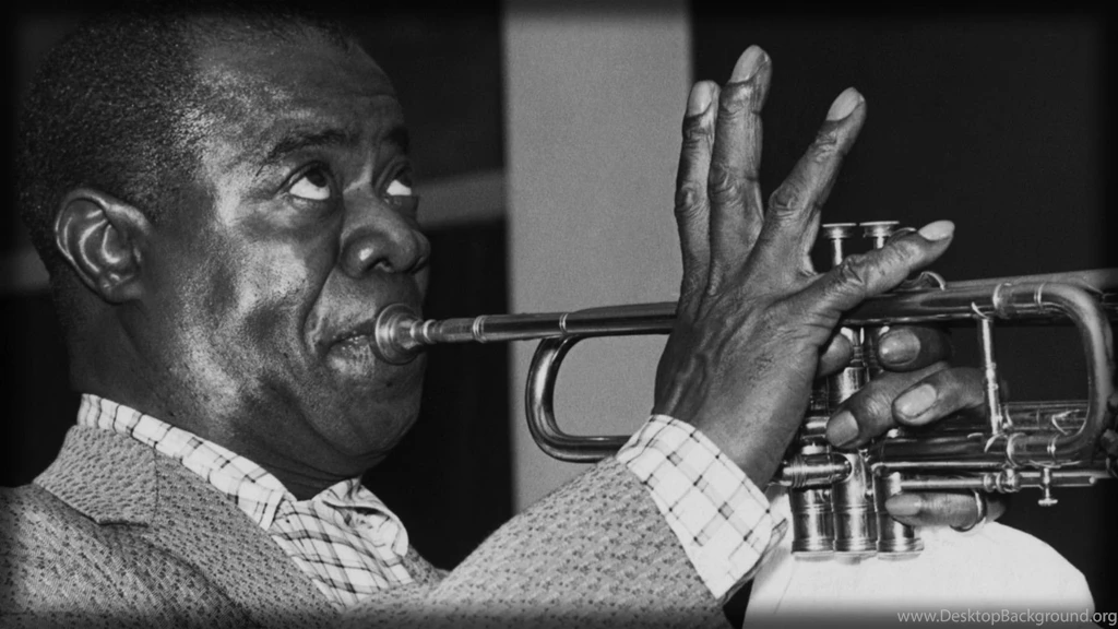 Louis Armstrong Pipe Eyes Fingers Shirt Hd Wallpapers