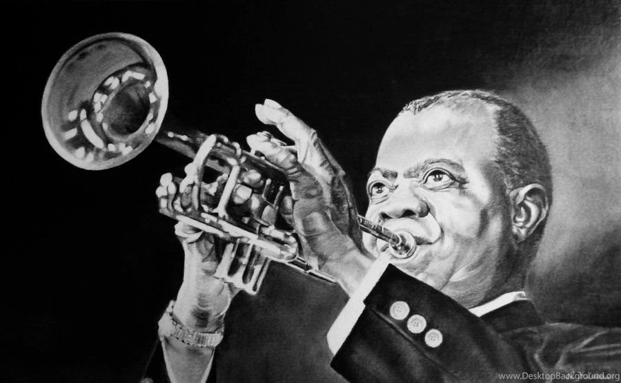 What A Wonderful World, Louis Armstrong By JaneyArt On DeviantArt