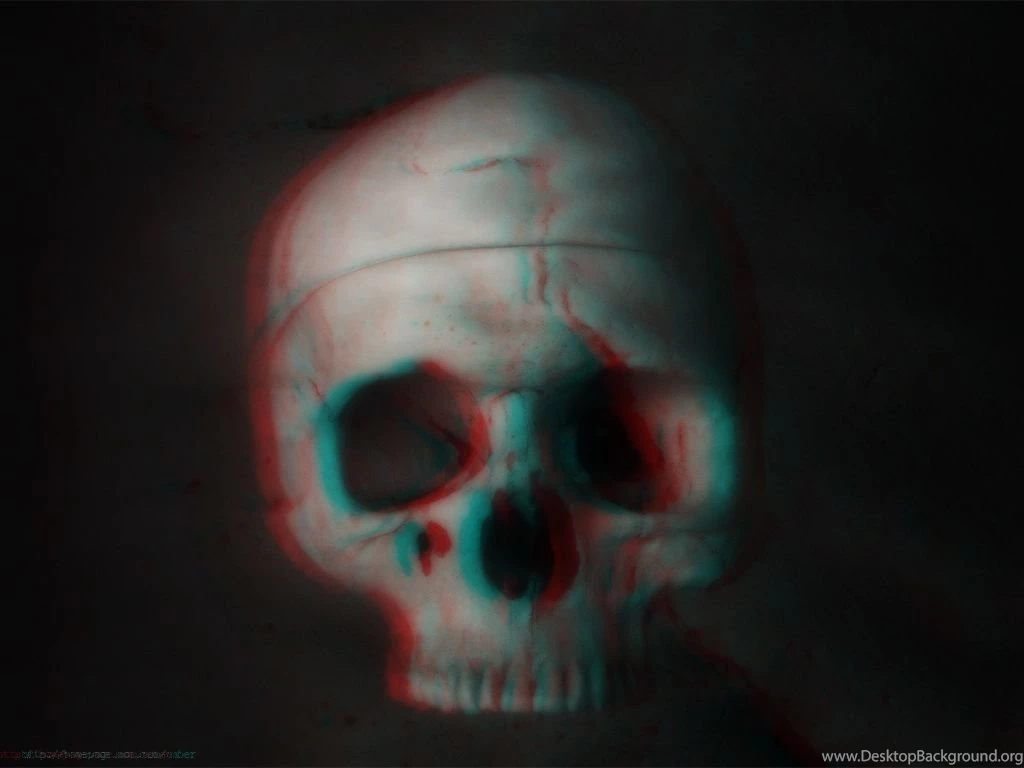DeviantArt: More Like 3d Anaglyph Skull By DistrictAliens