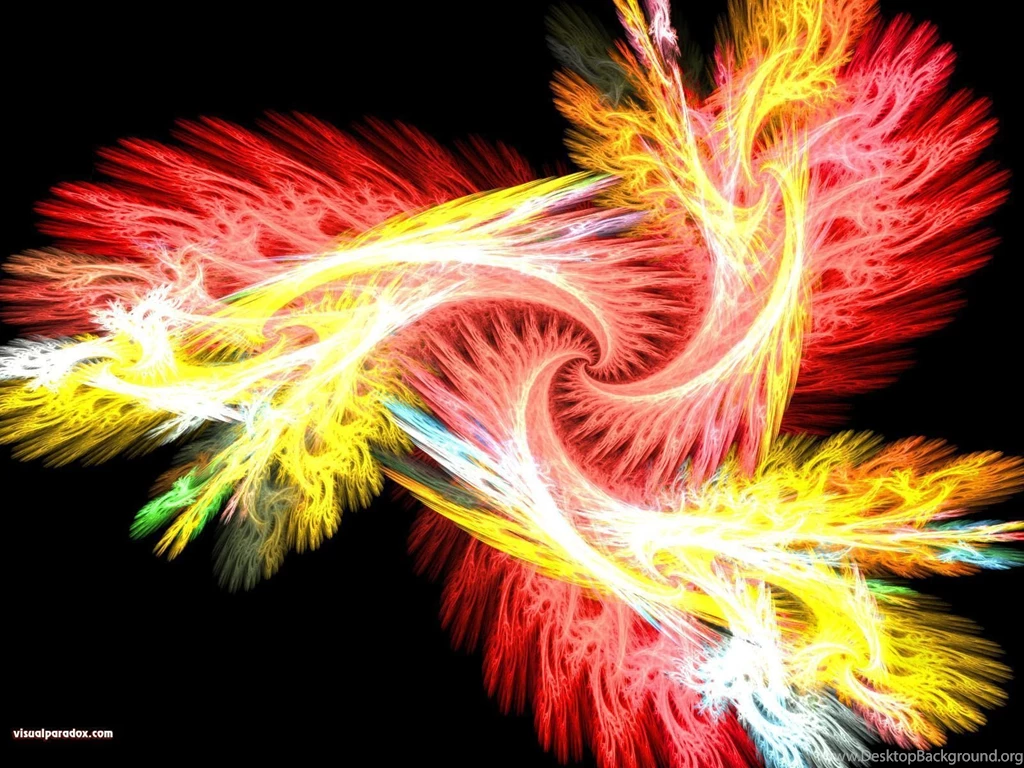 Free 3D Wallpapers 'Fractal Dance' 1600x1200
