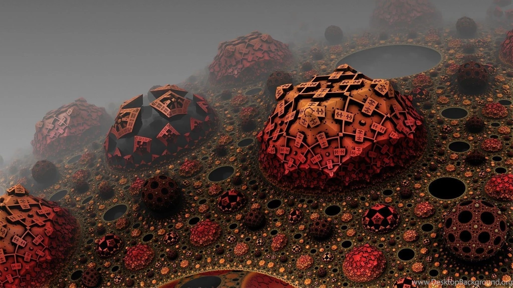 Wallpaper: Abstract, Fractal, Creepy, Digital Art, 3D, Foggy Wallpapers