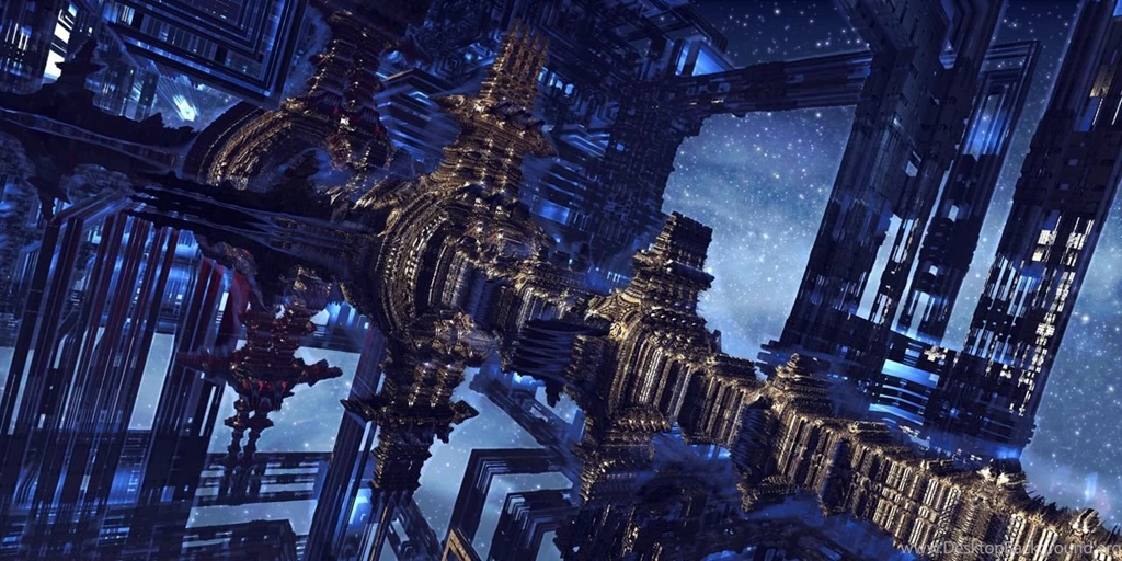 DeepSalvage II 3D Fractal Wall Covering   MarkJayBeeFractal.com