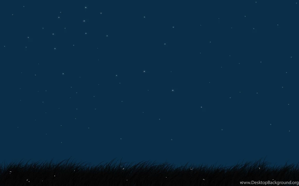 Grass And The Night Sky Wallpapers